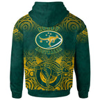 Wallabies Rugby Hoodie - Custom Aboriginal Wallabies Kangaroo Hoodie RLT13