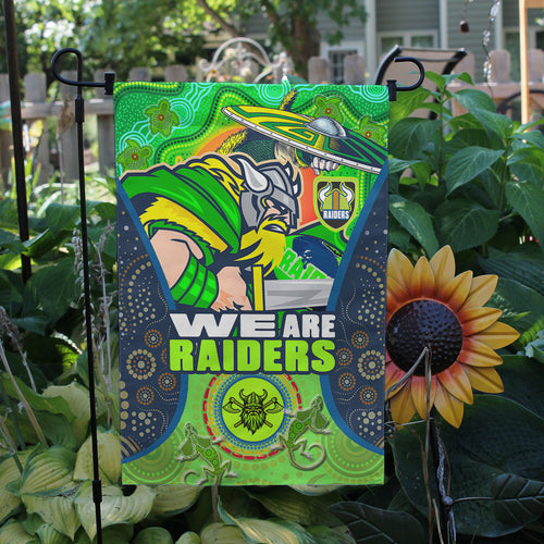raiders-rugby-flag-custom-we-are-raiders-mascot-with-aboriginal-art-flag