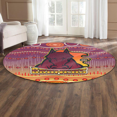 broncos-rugby-round-rug-horse-aboriginal-patterns-round-rug