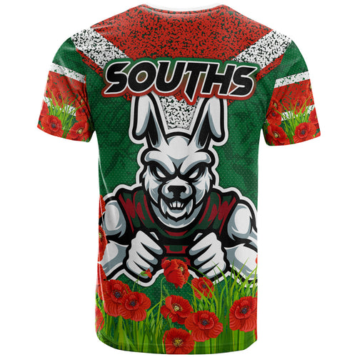 rabbitohs-rugby-t-shirt-custom-souths-with-anzac-poppy-t-shirt