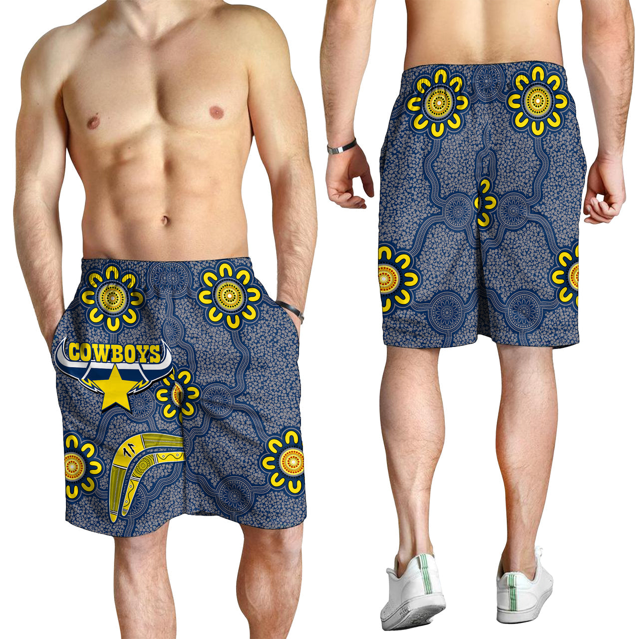 cowboys-rugby-men-shorts-aboriginal-boomerang-cowboys-men-shorts