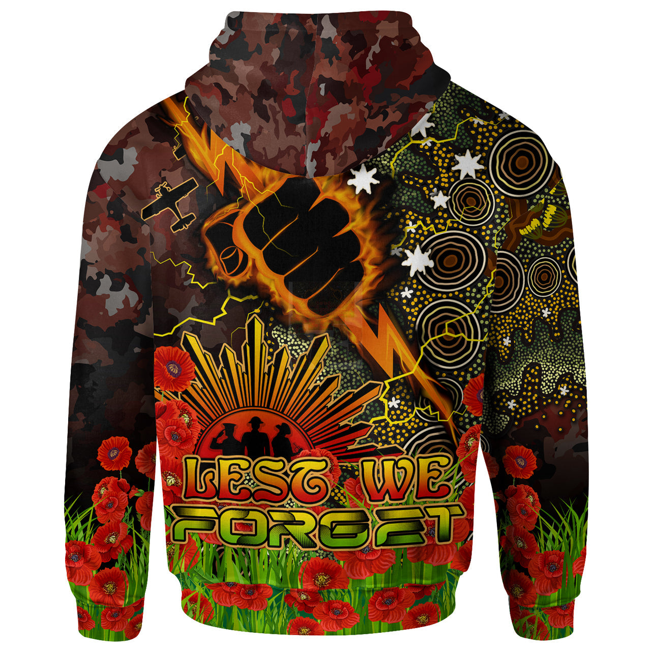 storm-rugby-hoodie-custom-anzac-storm-with-remembrance-poppy-and-indigenous-patterns-hoodie