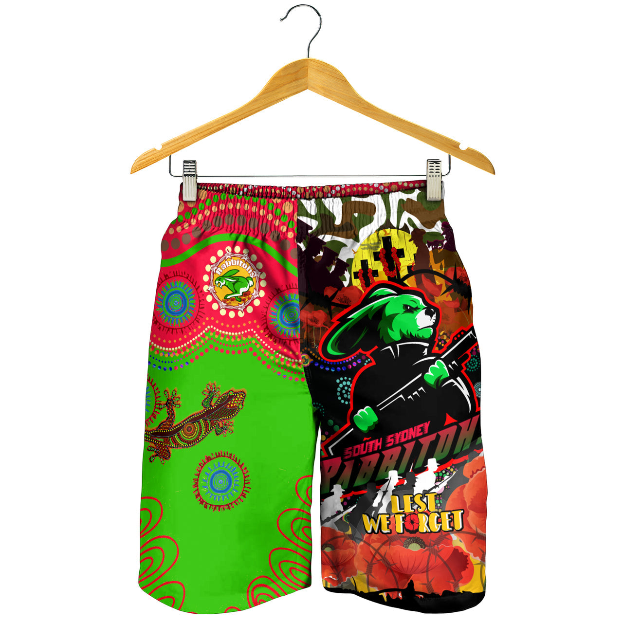 rabbitohs-rugby-custom-camouflage-anzac-poppy-men-short-souths-anzac-lest-we-forget-spirit