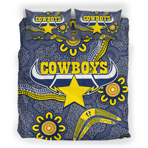 cowboys-rugby-bedding-set-aboriginal-boomerang-cowboys-bedding-set