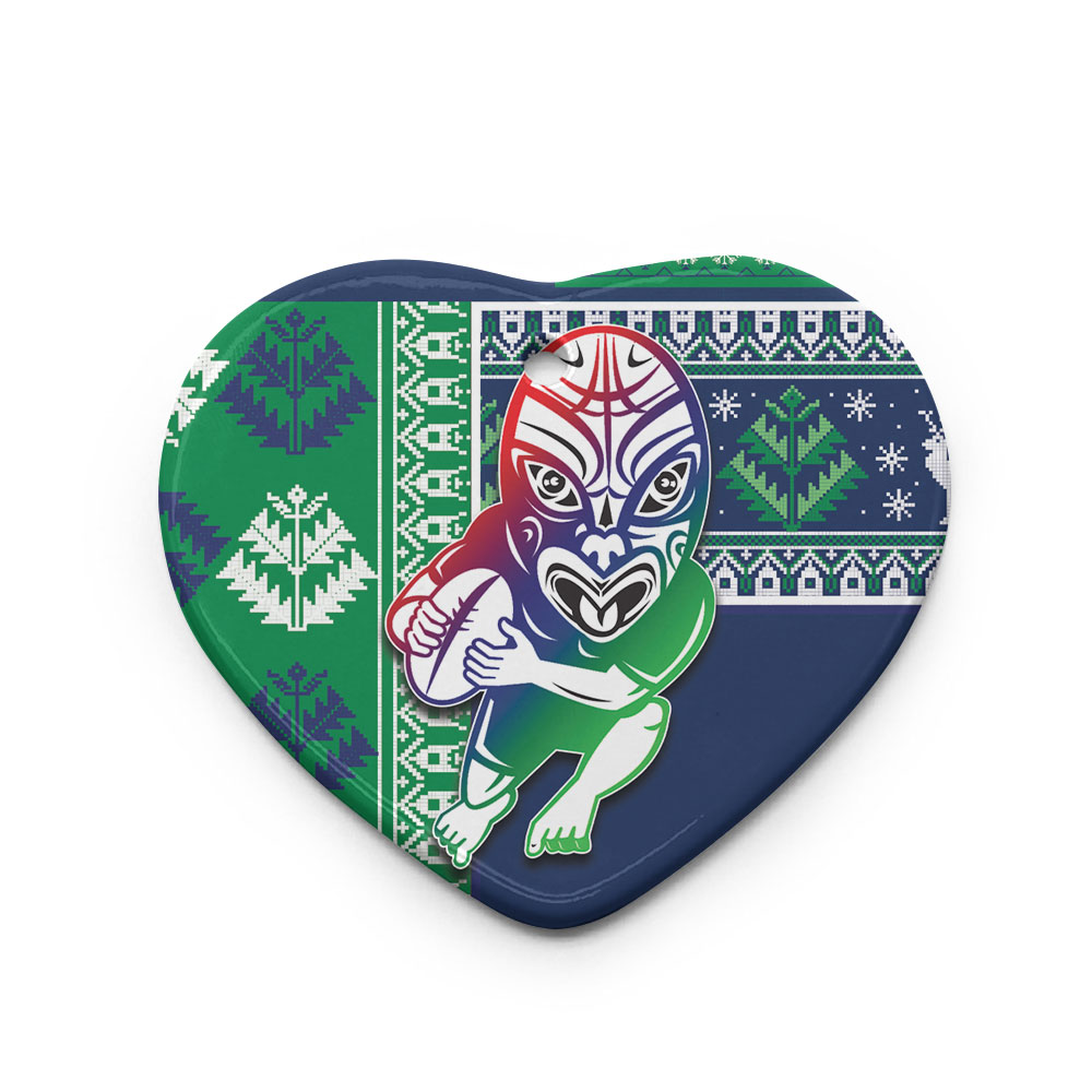 warriors-rugby-ornaments-custom-christmas-snowflakes-warriors-mascot-ornaments