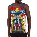 cowboys-anzac-day-watercolour-rugby-men-tank-top-custom-remembrance-cowboys-with-poppy-flower