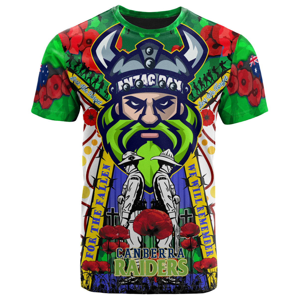raiders-rugby-anzac-day-watercolour-t-shirt-custom-remembrance-raiders-with-poppy-flower