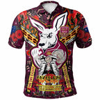 maroons-rugby-aboriginal-anzac-custom-watercolour-polo-shirt-remembrance-maroons-canetoads-queenslanders-with-poppy-flower