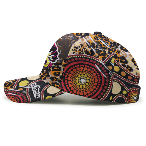 panthers-rugby-league-football-club-cap-the-indigenous-wild-black-panthers-scratch-style