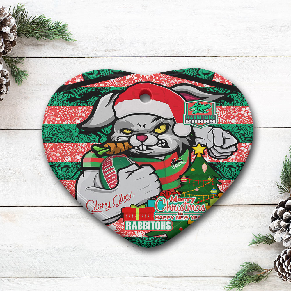 rabbitohs-christmas-rugby-ornament-merry-christmas-super-rabbitohs-with-rugby-ball-and-aboriginal-patterns-ornament