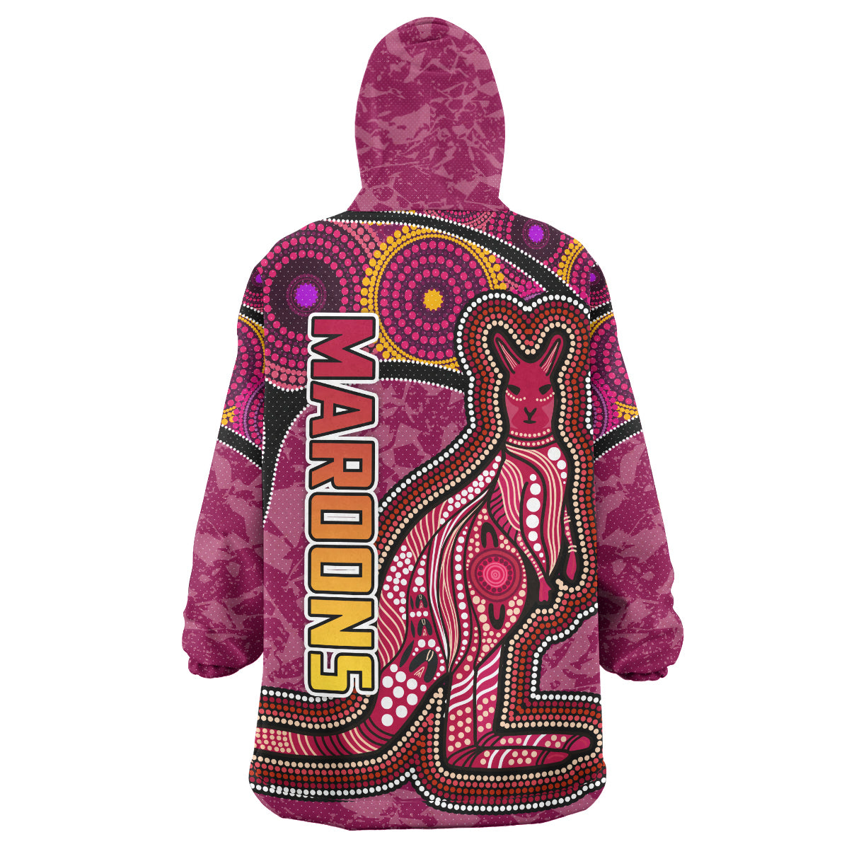 maroons-rugby-snug-hoodie-custom-maroons-kangaroo-oodie-blanket