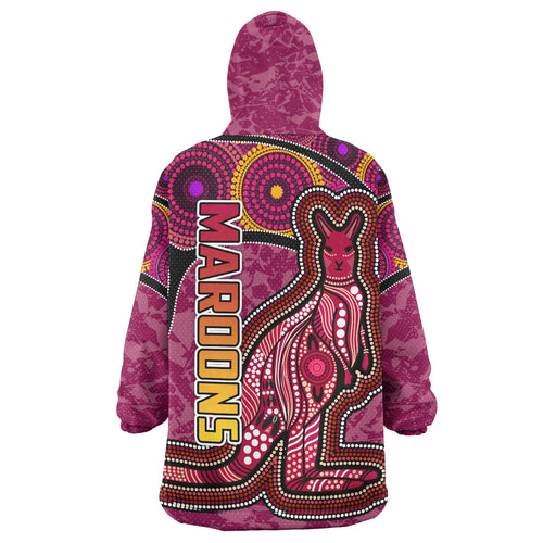 maroons-rugby-snug-hoodie-custom-maroons-kangaroo-oodie-blanket