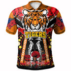 tigers-rugby-anzac-day-watercolour-polo-shirt-custom-remembrance-west-tigers-with-poppy-flower