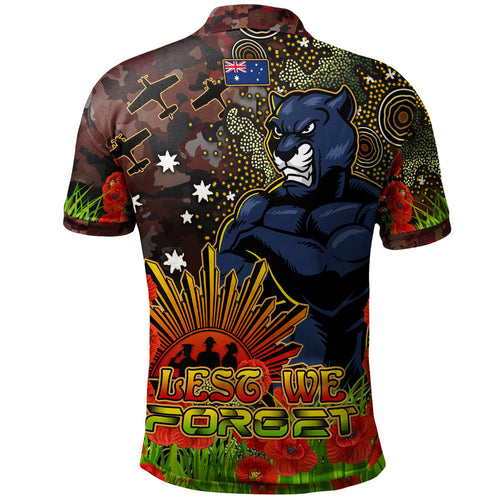 panthers-rugby-polo-shirt-custom-anzac-panthers-with-remembrance-poppy-and-indigenous-patterns-polo-shirt-1