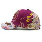 sea-eagles-aboriginal-rugby-custom-cap-double-sea-eagles-with-tribal-sun-and-footprints