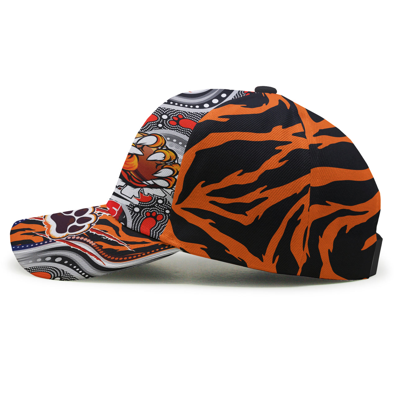 tigers-rugby-custom-aboriginal-cap-super-indigenous-tigers-scratch-style