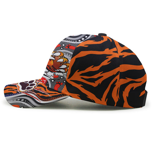 tigers-rugby-custom-aboriginal-cap-super-indigenous-tigers-scratch-style