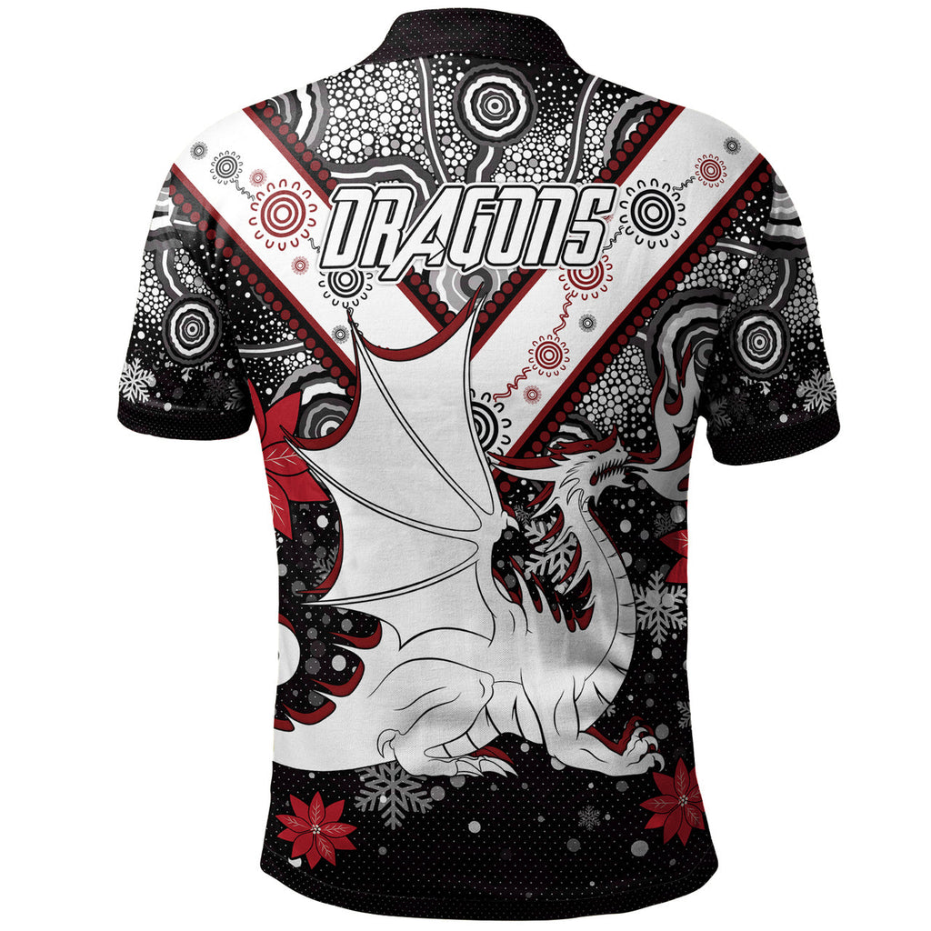 st-george-christmas-polo-shirt-custom-christmas-indigenous-dragons-polo-shirt
