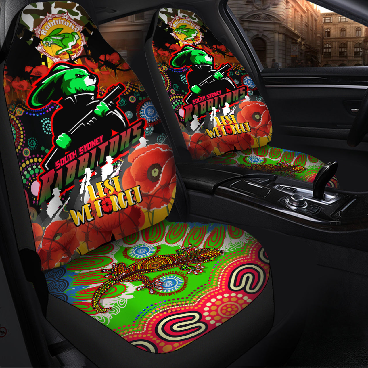 rabbitohs-rugby-custom-camouflage-anzac-poppy-car-seat-cover-souths-anzac-lest-we-forget-spirit