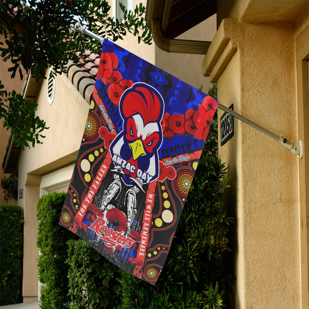 roosters-rugby-anzac-day-watercolour-flag-custom-remembrance-roosters-with-poppy-flower-flag