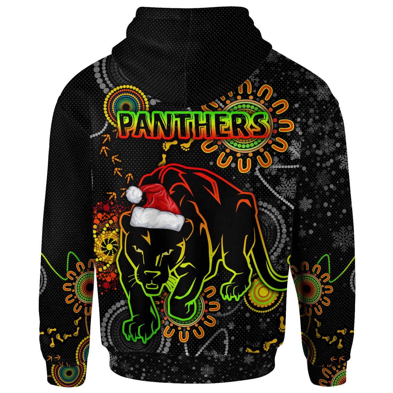 panthers-christmas-rugby-hoodie-custom-indigenous-black-panthers-hoodie