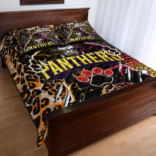 panthers-rugby-league-football-club-quilt-bed-set-the-indigenous-wild-black-panthers-scratch-style