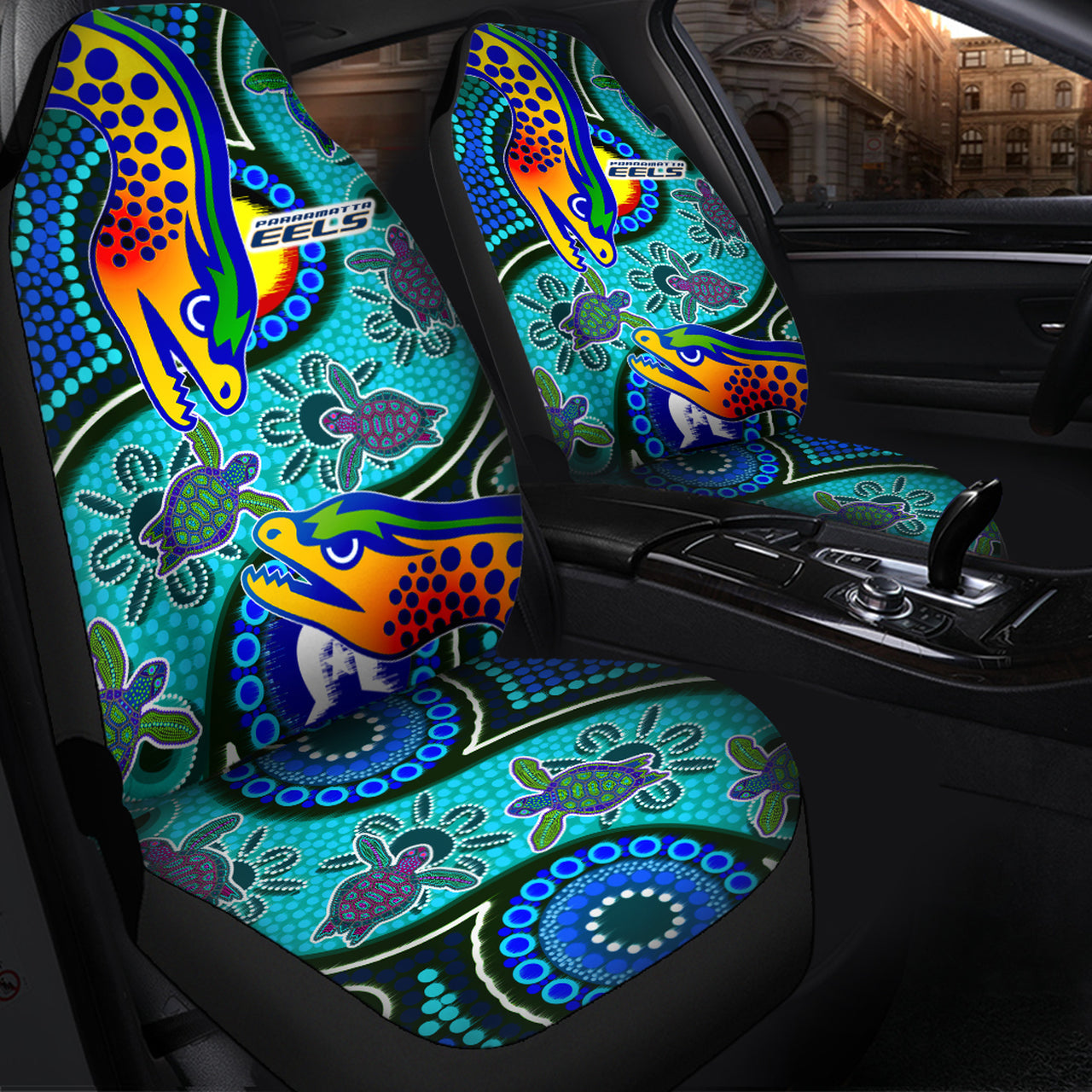 eels-rugby-car-seat-cover-indigenous-eels-with-aboriginal-and-torres-strait-islander-flag