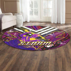 storm-rugby-round-rug-storm-and-thunder-aboriginal-style-of-dot-background-round-rug