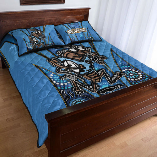 new-south-wales-rugby-league-team-quilt-bed-set-new-south-wales-blues-mascot-with-aboriginal-art-state-of-origin-quilt-bed-set
