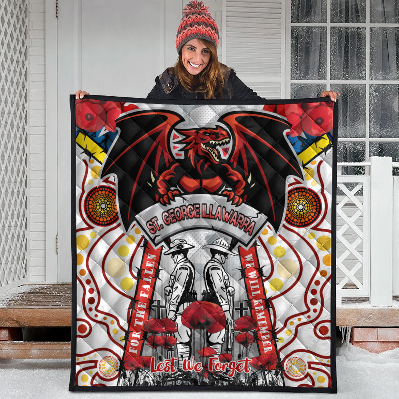 st-george-rugby-anzac-day-watercolour-custom-quilt-remembrance-dragons-with-poppy-flower