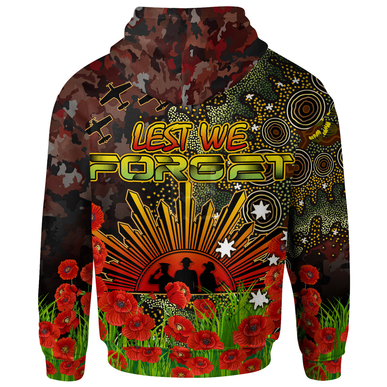 all-stars-rugby-hoodie-custom-anzac-all-stars-with-remembrance-poppy-and-indigenous-patterns-hoodie