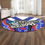 bulldogs-rugby-round-rug-bulldogs-rugby-ball-with-contemporary-style-of-aboriginal-painting-round-rug