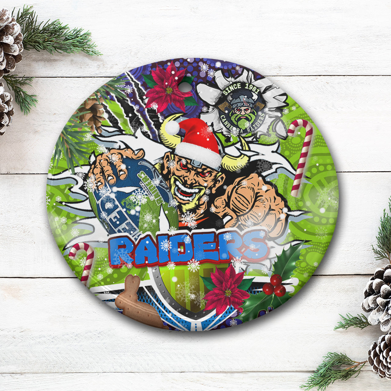 raiders-rugby-custom-aboriginal-christmas-ceramic-ornament-the-indigenous-vikings-power-scratch-style