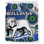 bulldogs-rugby-bedding-set-custom-indigenous-bulldogs-bedding-set