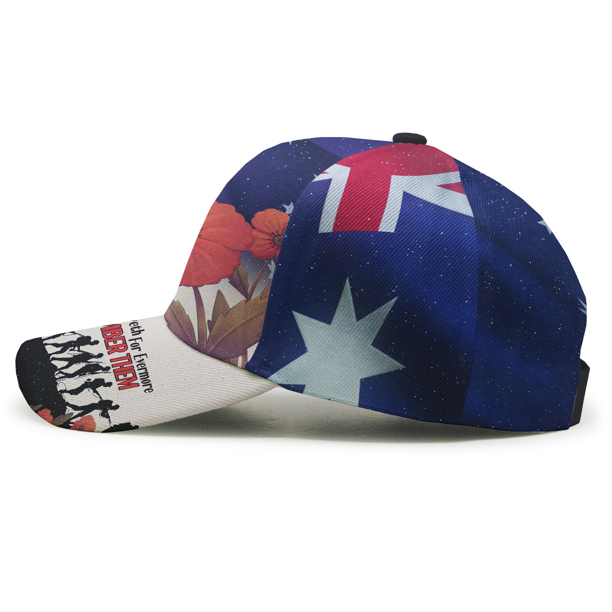 panthers-rugby-cap-custom-remember-them-red-poppy-flowers-cap