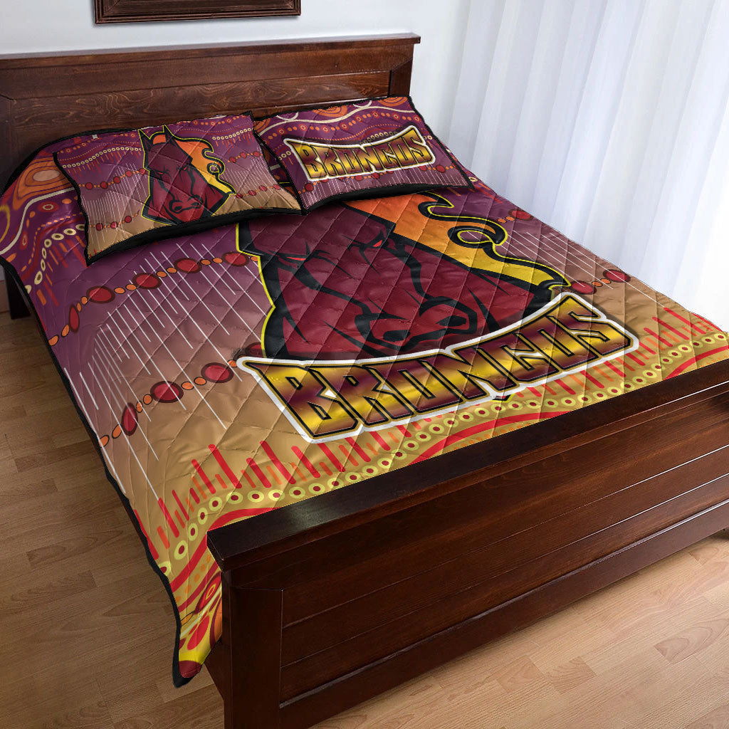broncos-rugby-quilt-bed-set-horse-aboriginal-patterns-quilt-bed-set