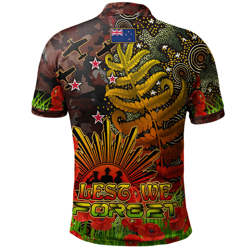 warriors-rugby-polo-shirt-custom-anzac-warriors-with-remembrance-poppy-and-indigenous-patterns-polo-shirt