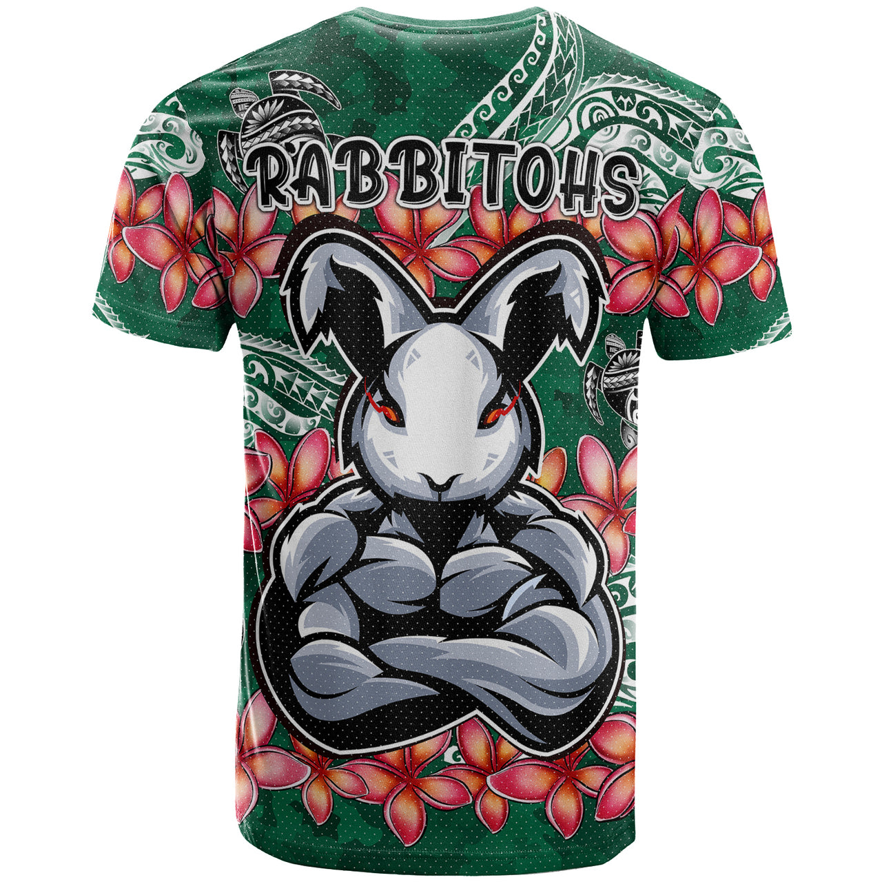 rabbitohs-rugby-t-shirt-custom-polynesian-super-rabbitohs-t-shirt