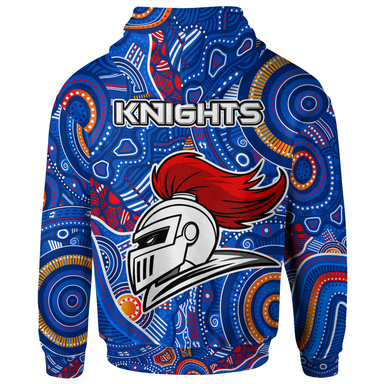 knights-rugby-hoodie-custom-indigenous-knights-footprint-blue