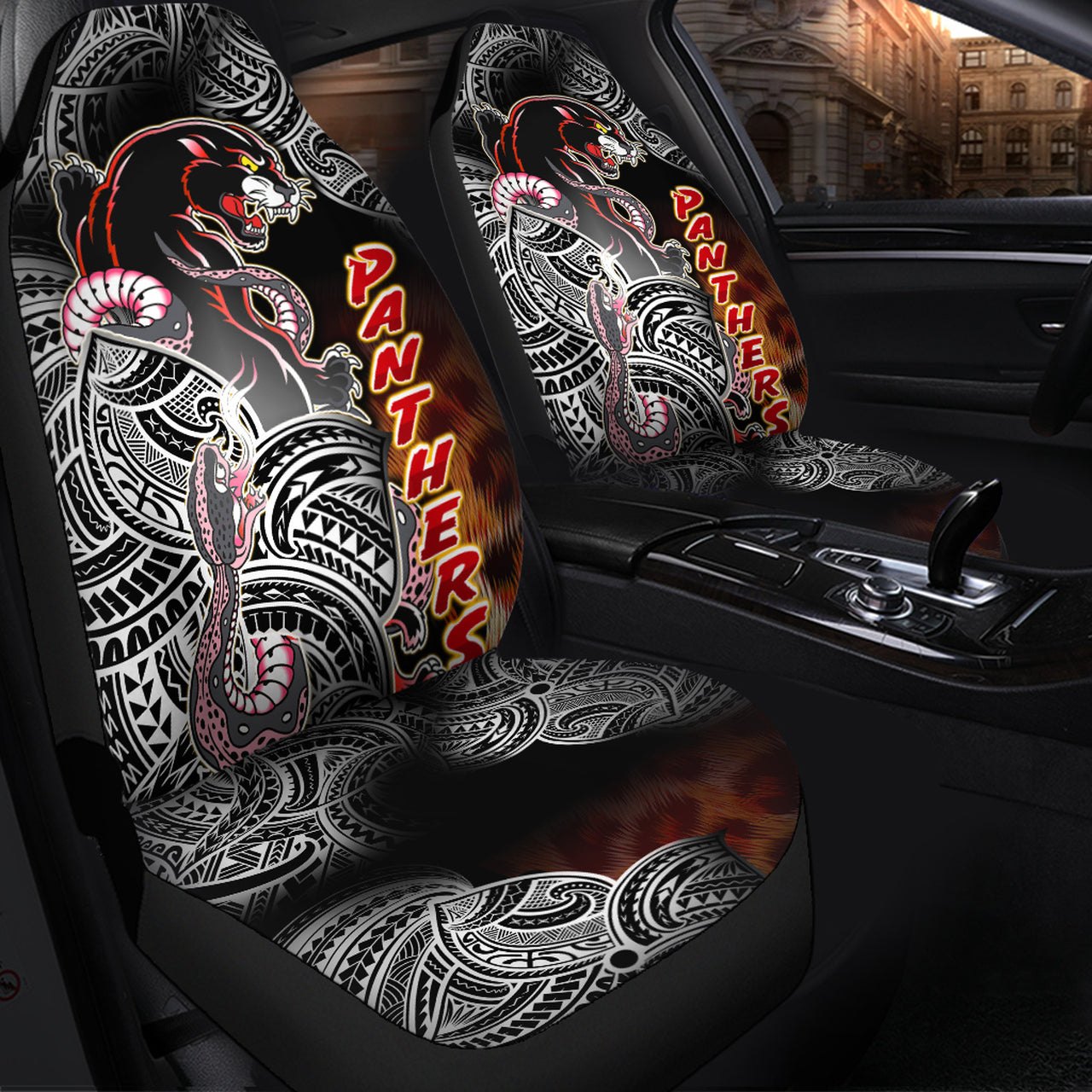 panthers-rugby-polynesian-car-seat-cover-custom-wild-black-penrith-panthers