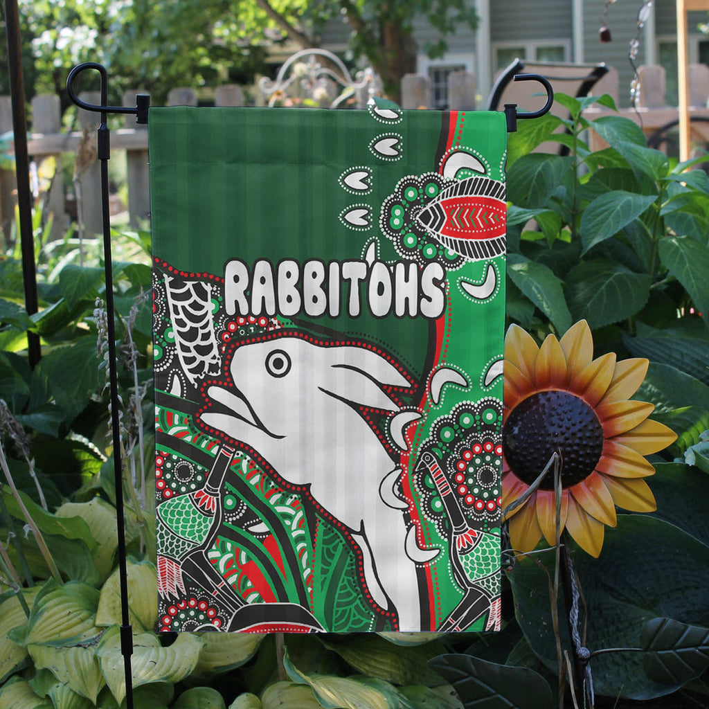 south-sydney-rabbitohs-rugby-flag-indigenous-dreaming-rabbitohs