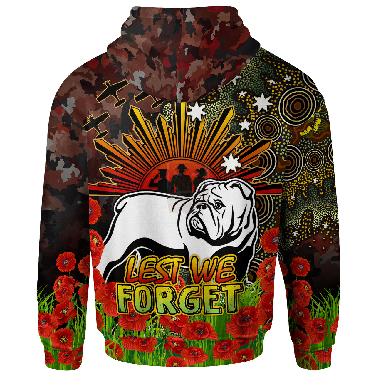 bulldogs-rugby-hoodie-anzac-bulldogs-with-remembrance-poppy-and-indigenous-patterns-hoodie