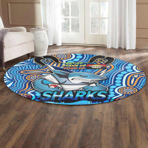 sharks-rugby-round-rug-sharks-rugby-ball-with-aboriginal-culture-and-naidoc-week-get-up-stand-up-show-up-round-rug