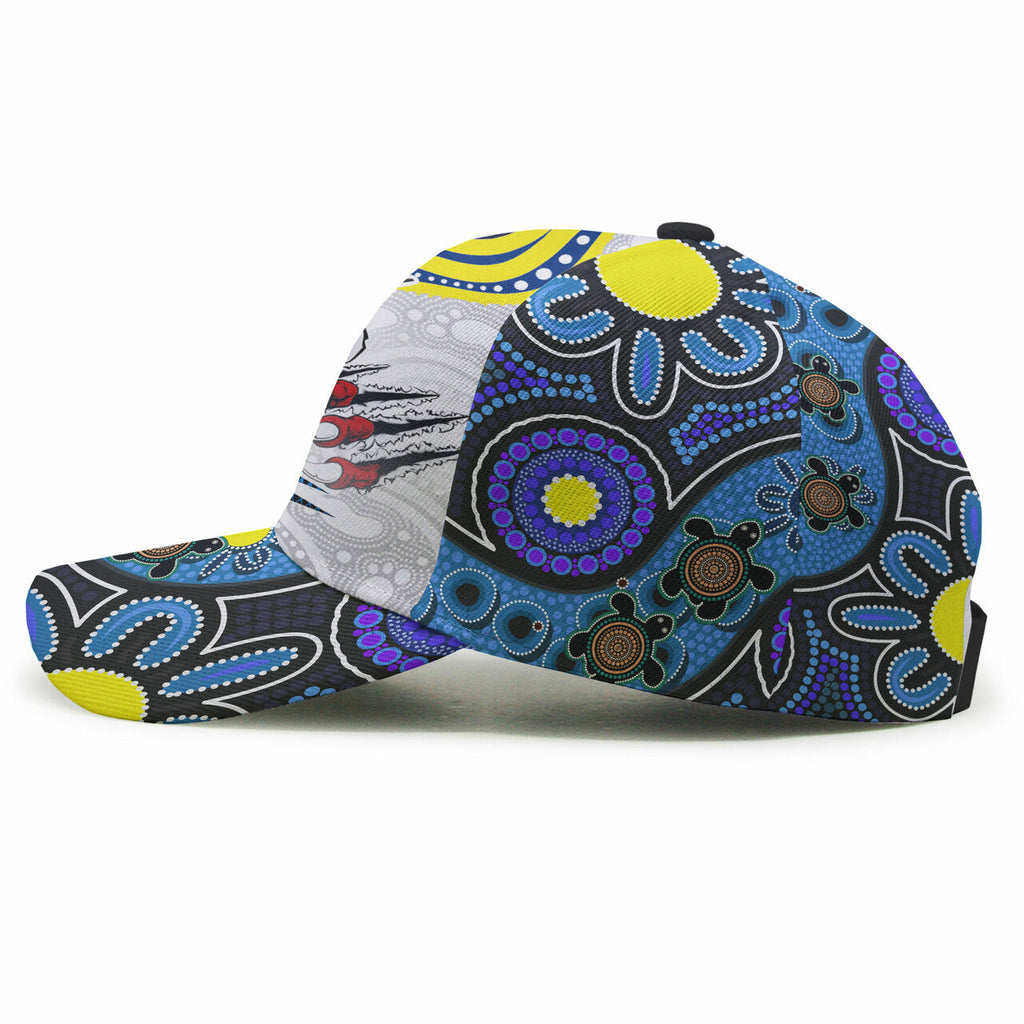 cowboys-rugby-custom-aboriginal-cap-indigenous-queensland-super-cows-with-sea-turtle-scratch-style