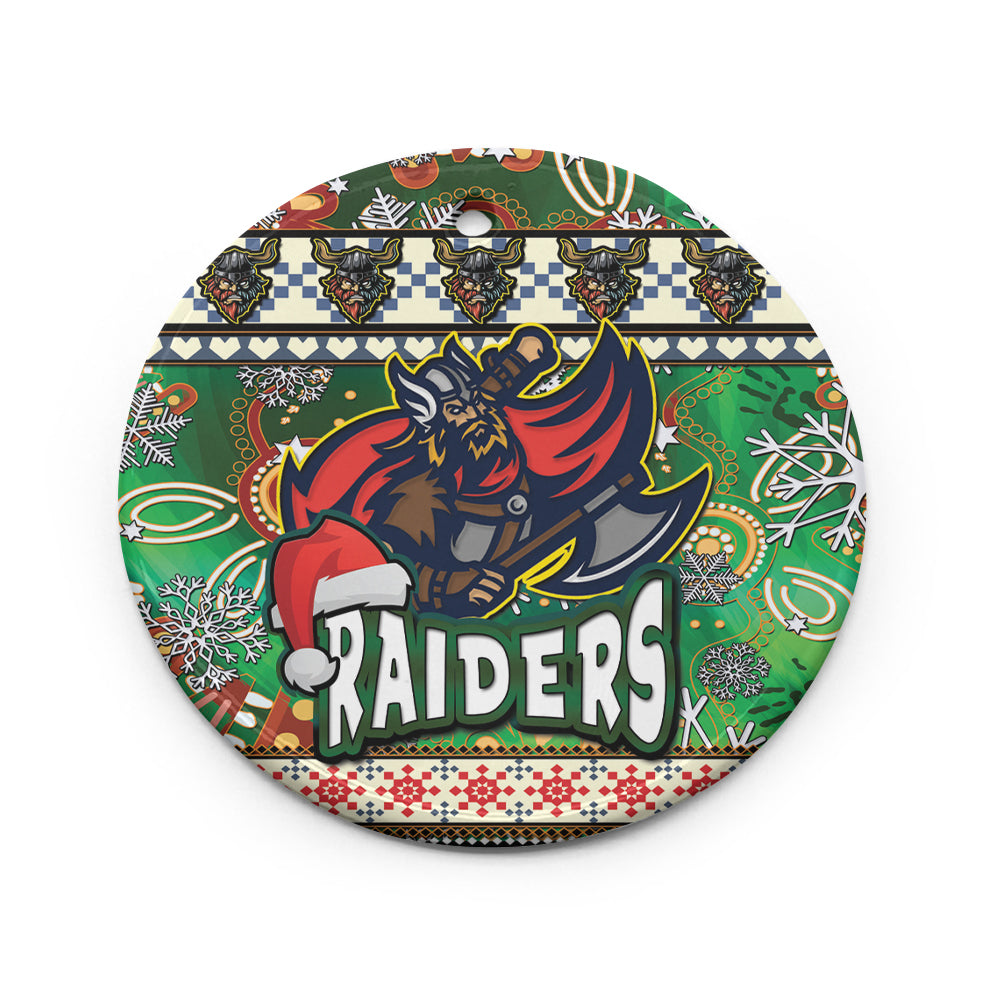 raider-rugby-christmas-ceramic-ornament-xmas-raider-christmas-balls-snowflake-with-aboriginal-patterns