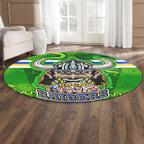 raiders-rugby-round-rug-raiders-holding-ball-in-hand-with-dot-art-aboriginal-background-round-rug
