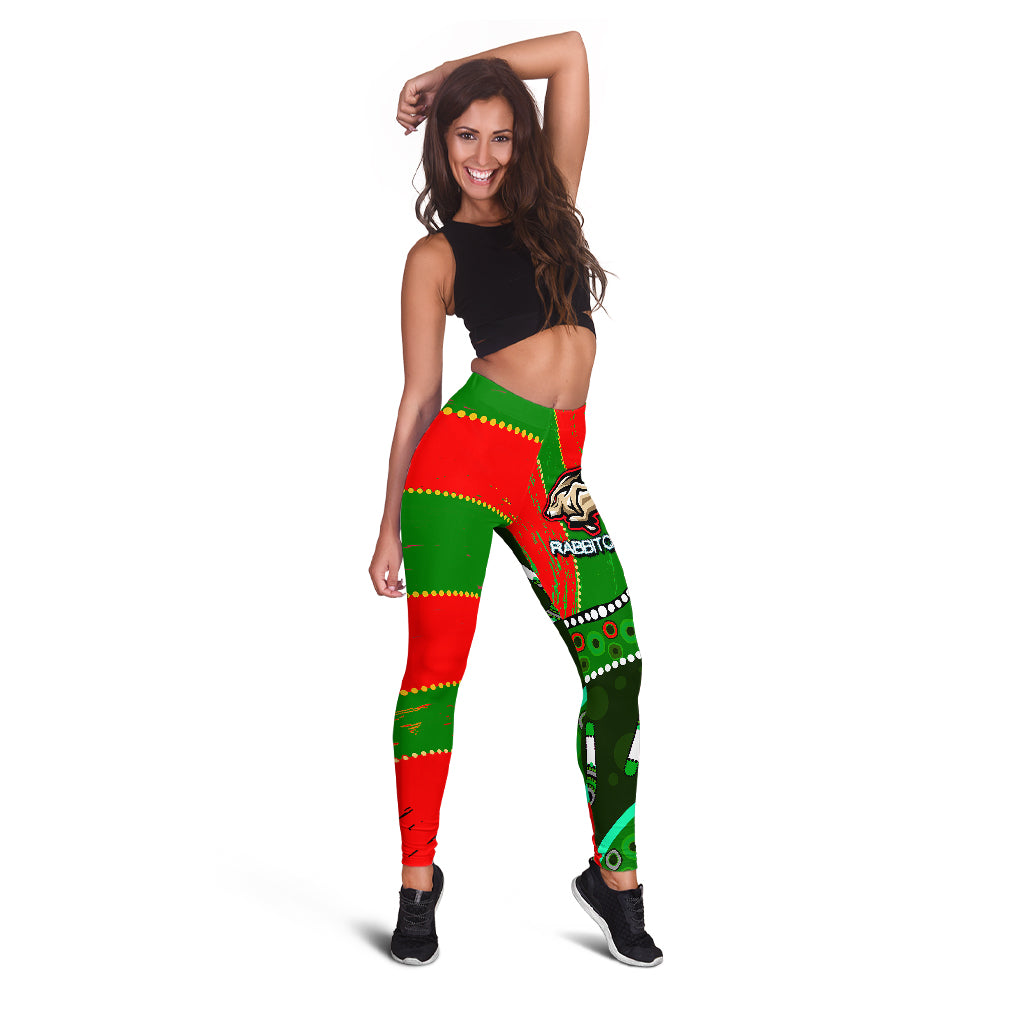 rabbitohs-rugby-leggings-the-indigenous-bunniess-army-aboriginal-leggings