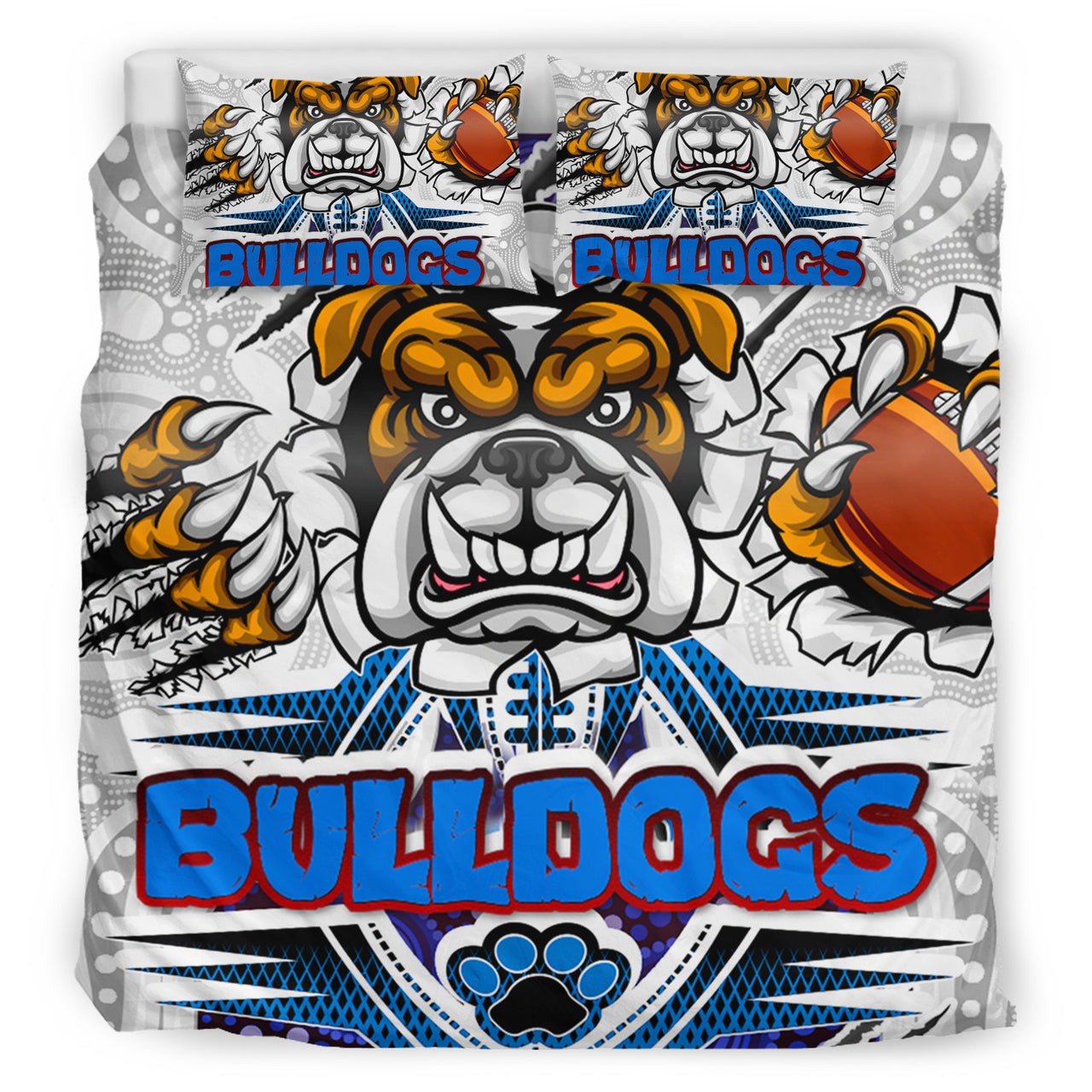 bulldogs-rugby-custom-aboriginal-bedding-set-indigenous-super-bulldogs