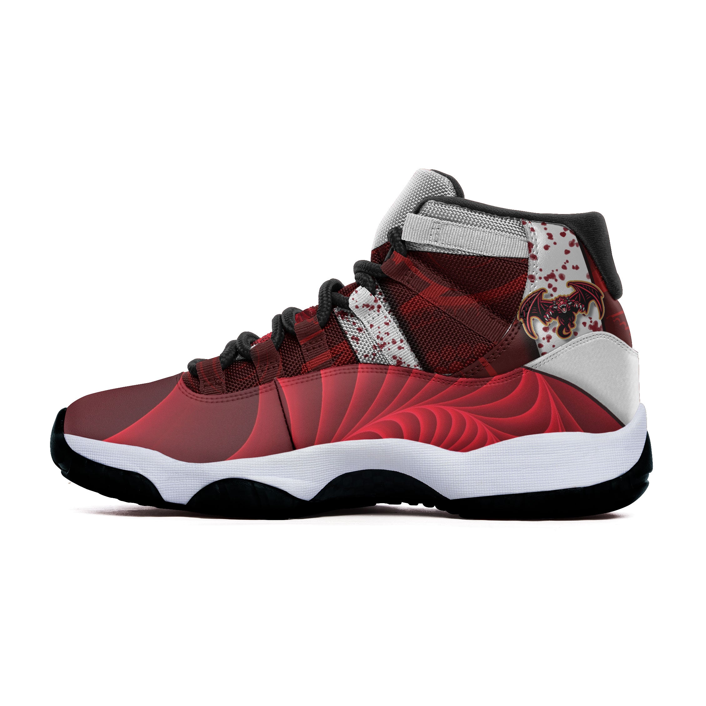 st-george-rugby-high-top-basketball-shoes-j11-dragons-with-rugby-ball-aboriginal-patterns-custom-sneakers-j11