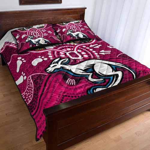 maroons-rugby-aboriginal-custom-quilt-bed-set-the-cane-toads-with-indigenous-koala